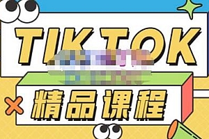 电商孵化中心·TikTok精品课程，教你玩转海外抖音，低成本创业，带您从0开始玩转TikTok
